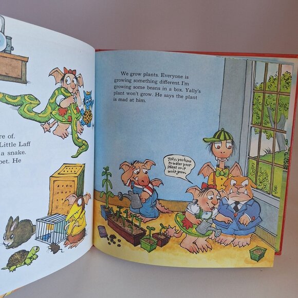 Mercer Mayers Little Monster At School Critters Hardcover Book 1978 Merrigold - Picture 8 of 11